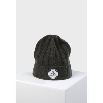 Kaschmir Big Rib Mütze