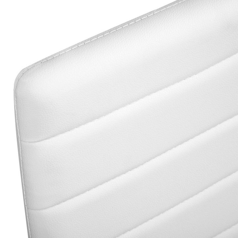 Tectake Ensemble de chaises de salle à manger THOMAS rembourrées avec revêtement aspect cuir  