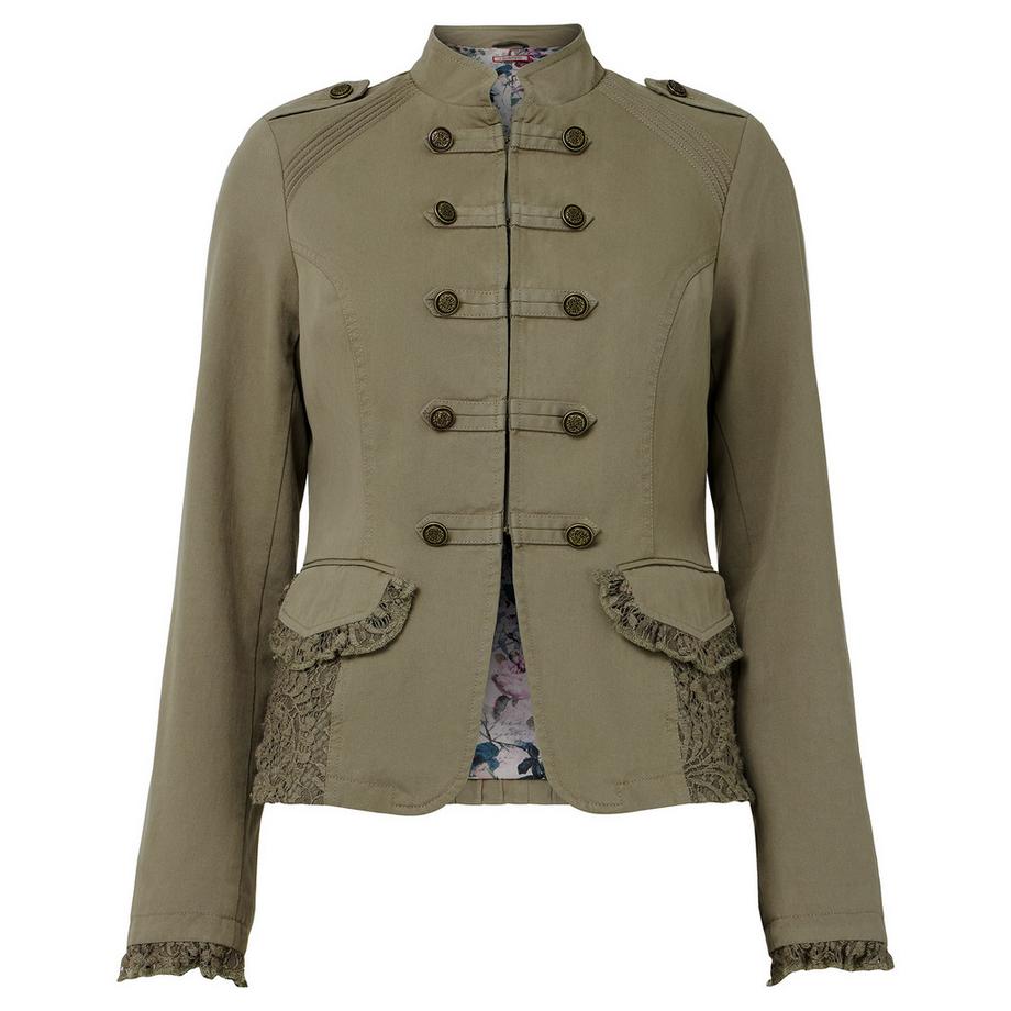 Joe Browns Militärjacke mit Spitzenbesatz  
