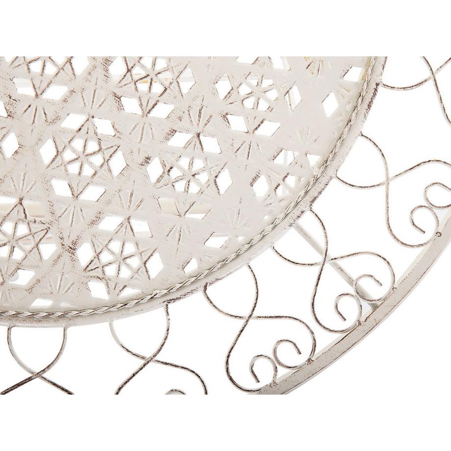 Beliani Table bistrot en Métal Rétro TRIESTE  