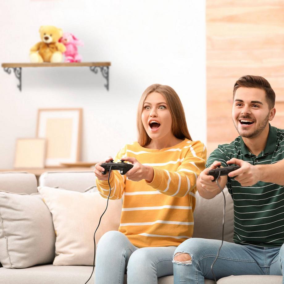 Northix 2er Set Regalträger im Vintage-Look  