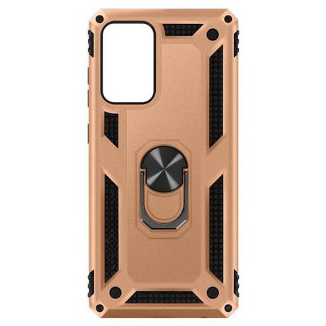 Avizar  Cover Samsung A72 Anello rosa gold 