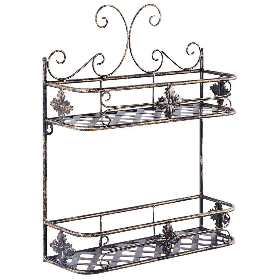 Beliani Étagère murale en Métal Rétro MARAYES  