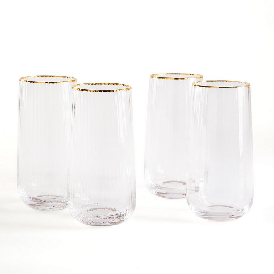 La Redoute Intérieurs 4er-Set Wassergläser Lurik  