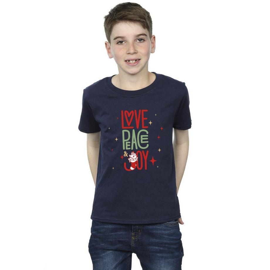 Disney  Tshirt THE ARISTOCATS LOVE PEACE JOY 