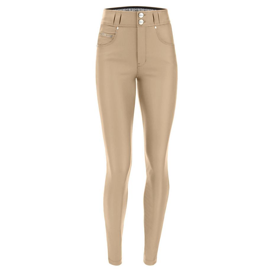 FREDDY N.O.W. Pants Simili-Cuir Slim Fit Ourlet Droit  