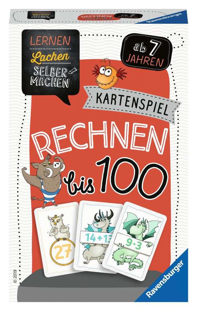 Ravensburger  Lernen Lachen Selbermachen Kartenspiel Rechnen bis 100 