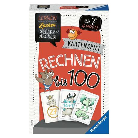 Ravensburger  Lernen Lachen Selbermachen Kartenspiel Rechnen bis 100 