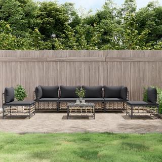 VidaXL Garten lounge set poly-rattan  