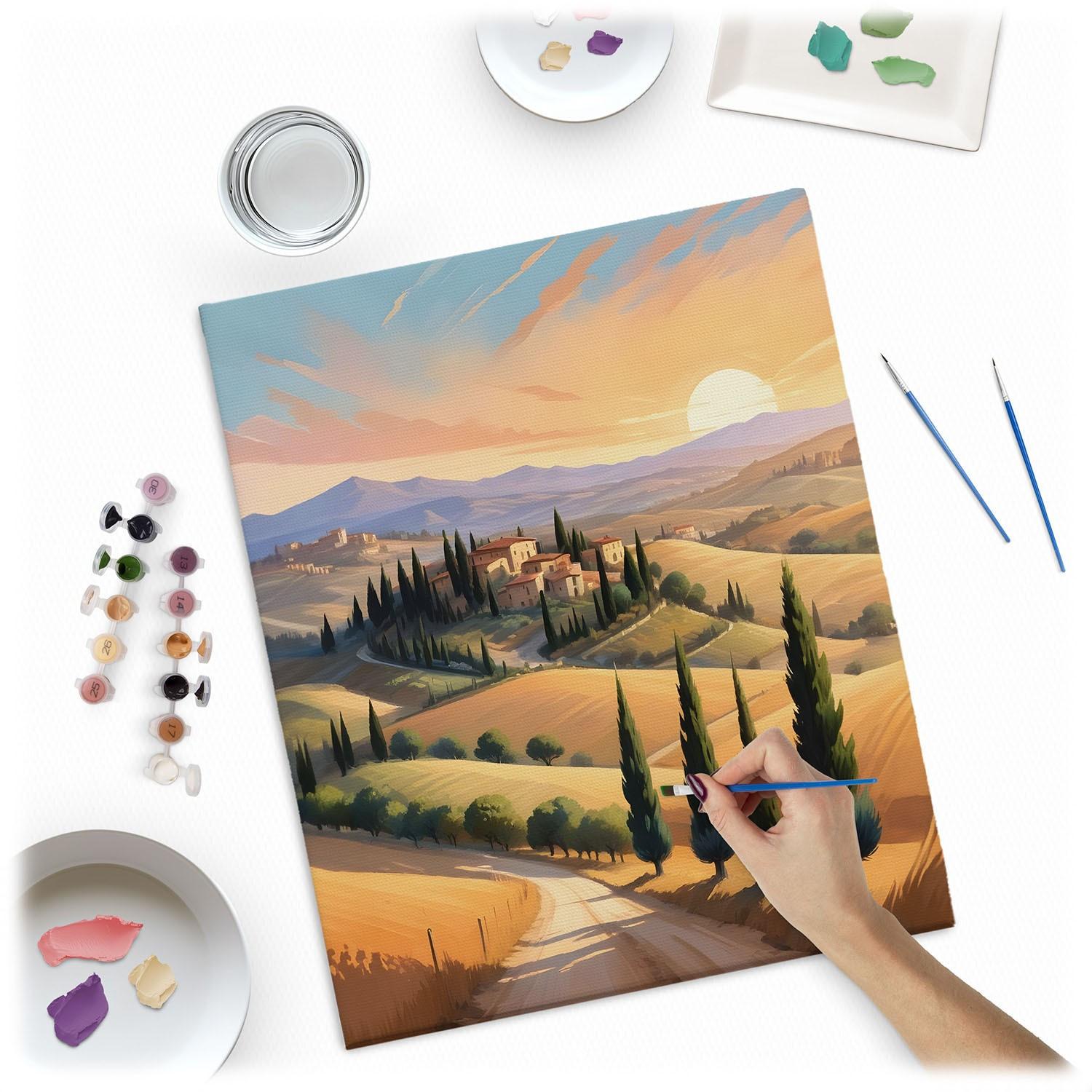 B2X Malen nach Zahlen 40x50 cm Massido Landschaft  