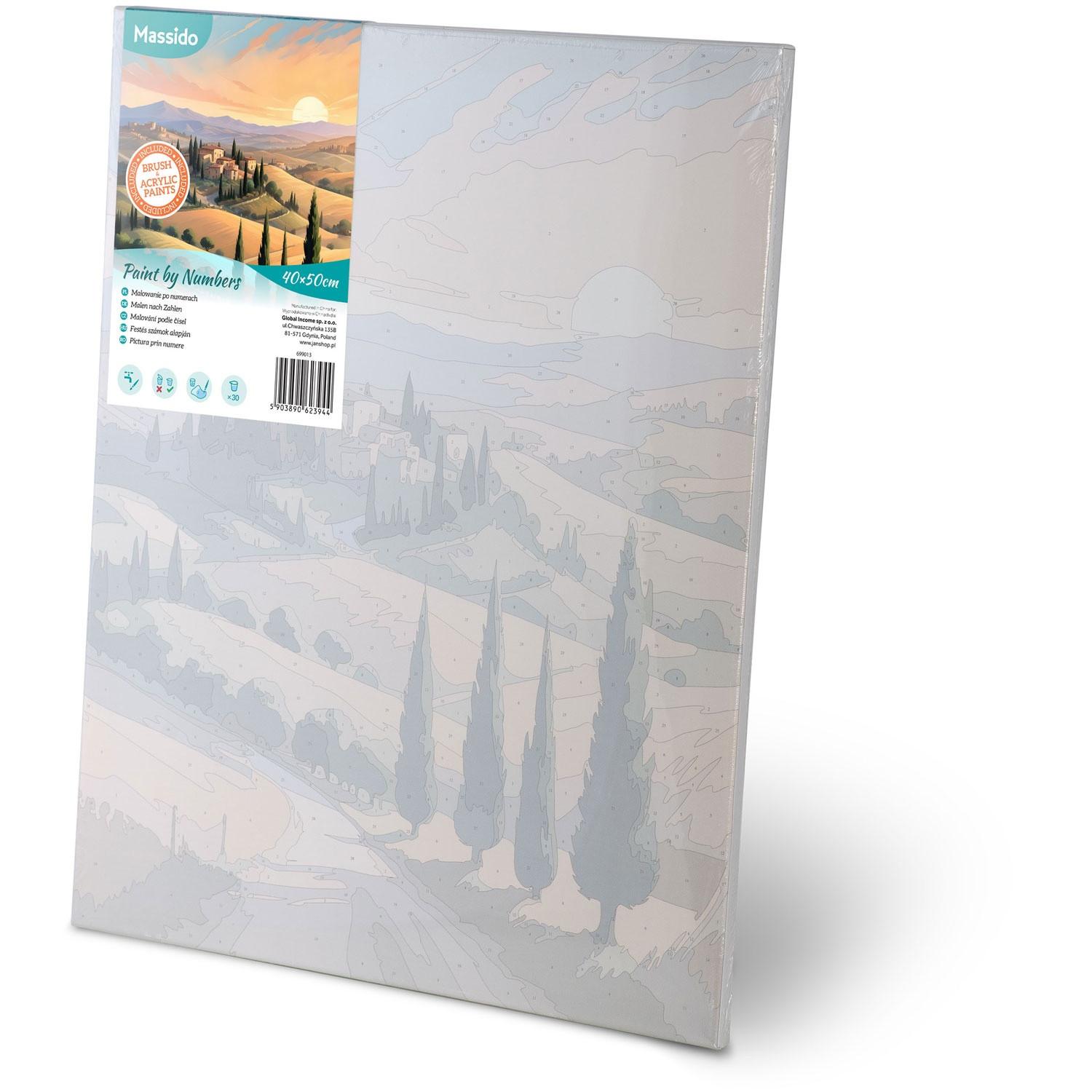 B2X Malen nach Zahlen 40x50 cm Massido Landschaft  