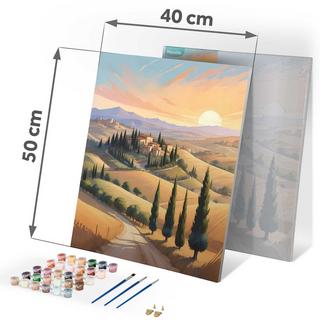 B2X Malen nach Zahlen 40x50 cm Massido Landschaft  