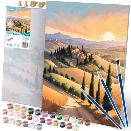 B2X Malen nach Zahlen 40x50 cm Massido Landschaft  