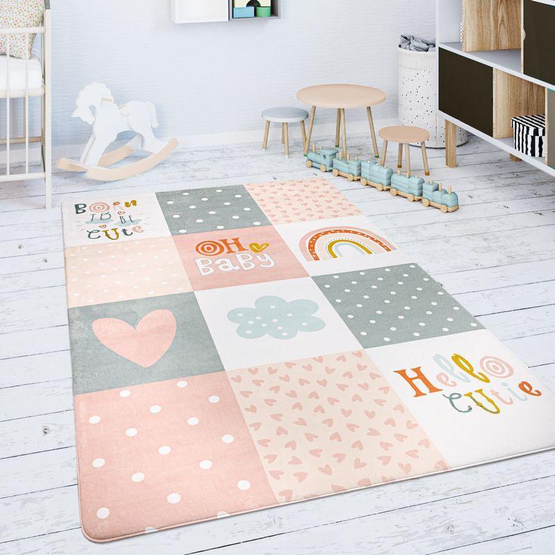 Paco Home Tapis pour enfants diamants de chambre d'enfants  