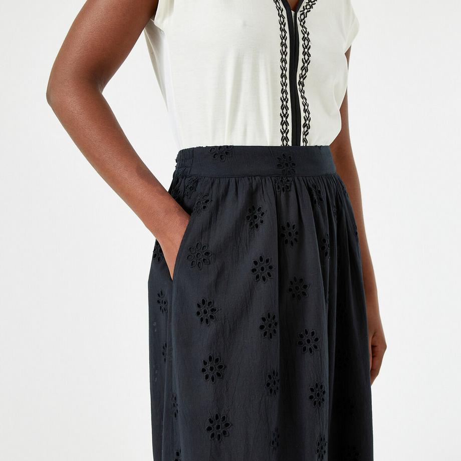 La Redoute Collections Jupe Longue Évasée Broderie Anglaise  