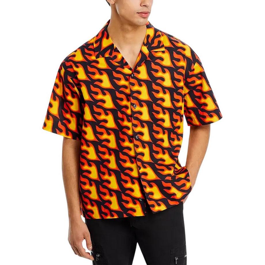 HUGO  Chemise Motiftyle Feu 