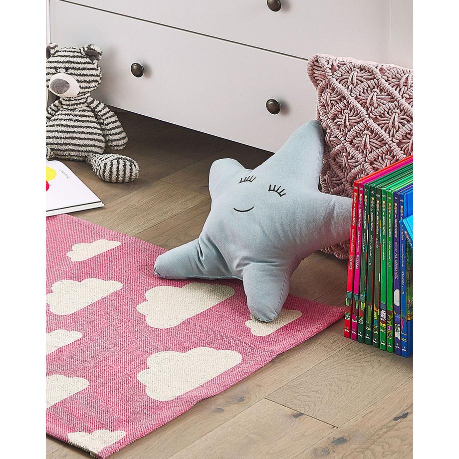 Beliani Tapis enfant en Coton Moderne GWALIJAR  