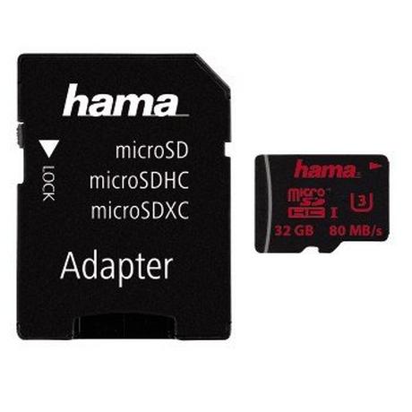 hama  Hama 00123981 mémoire flash 32 Go MicroSDHC UHS Classe 3 