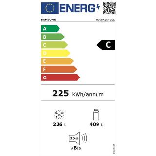 SAMSUNG RS68A854CSL - Kühlschrank mit side-by-side-gefrierfach - ohne wasseranschluss, 635 l, C  