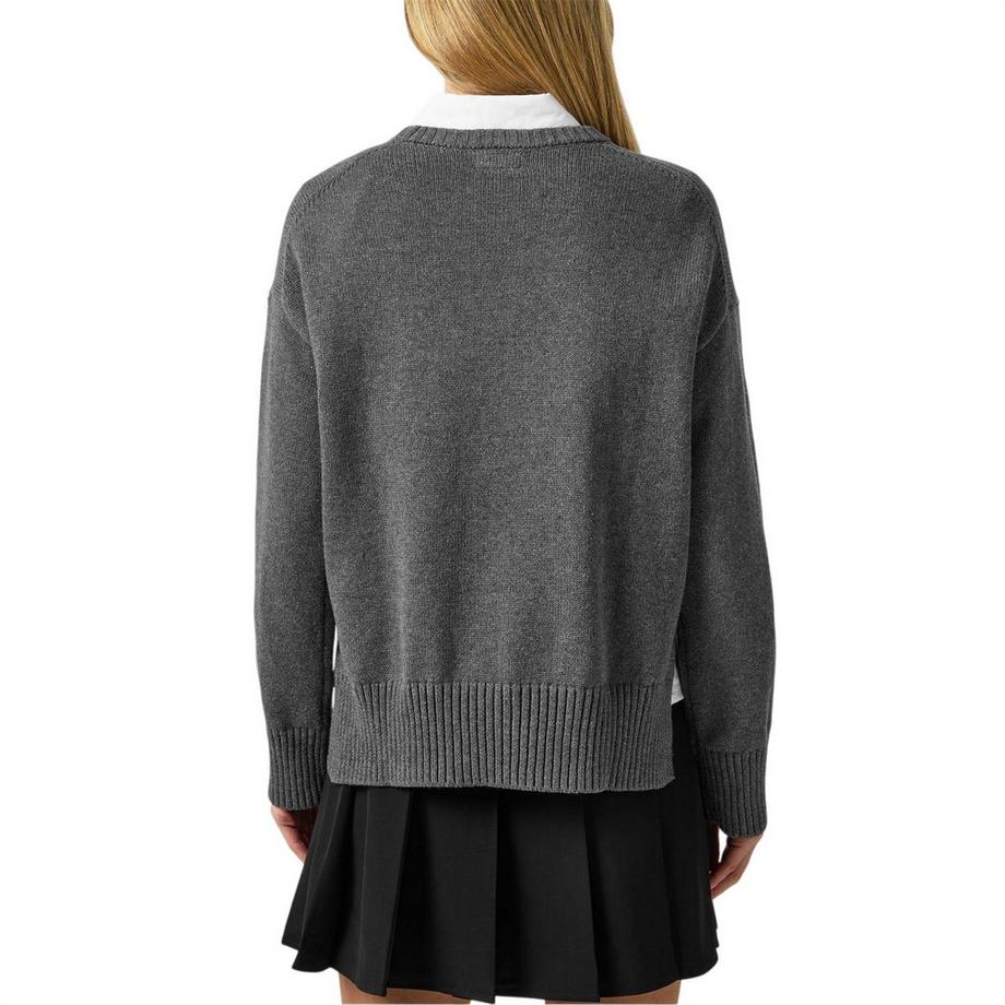 GUESS Maglione Regolare Lavorato A Maglia Girocollo  