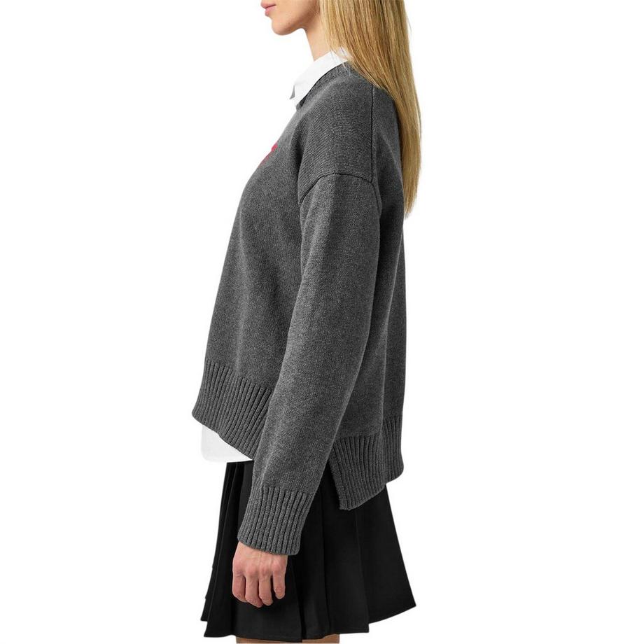 GUESS Maglione Regolare Lavorato A Maglia Girocollo  