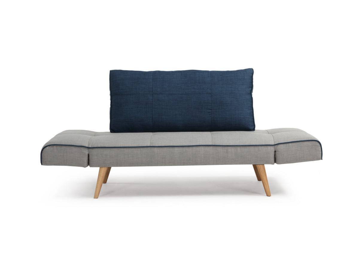 Vente-unique Schlafsofa Klappsofa EBATY II Stoff  