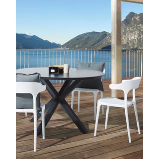 Beliani Set di 4 sedie da giardino en Polipropilene Moderno GUBBIO  