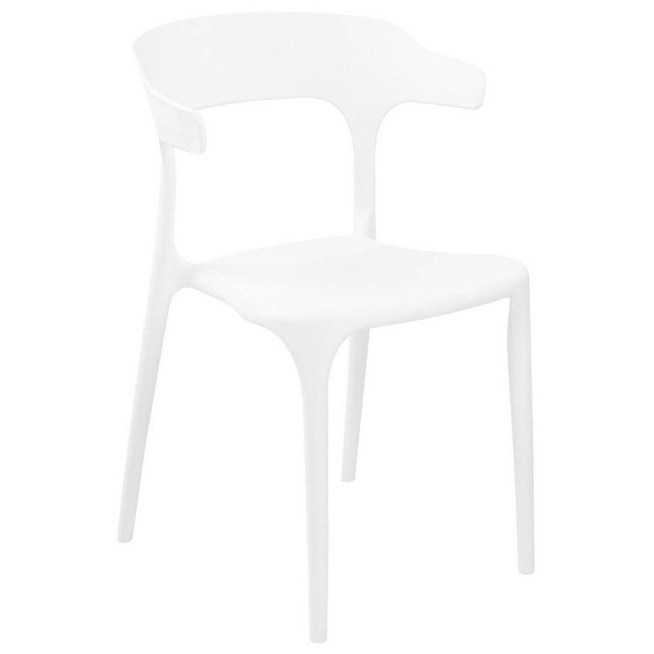 Beliani Lot de 4 chaises de jardin en Polypropylène Moderne GUBBIO  
