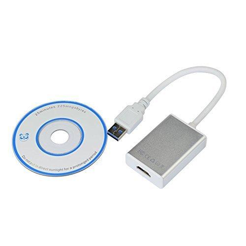 eStore  Adattatore da USB 3.0 a HDMI - Argento 