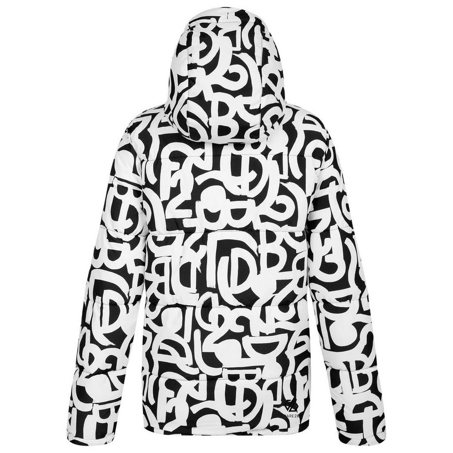 Dare 2B Society Giacca Imbottita con Stampa Graffiti  