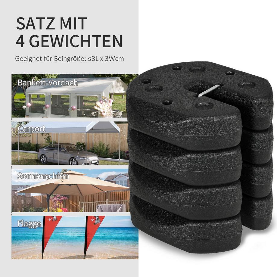 Outsunny Pavillonstandfüße  
