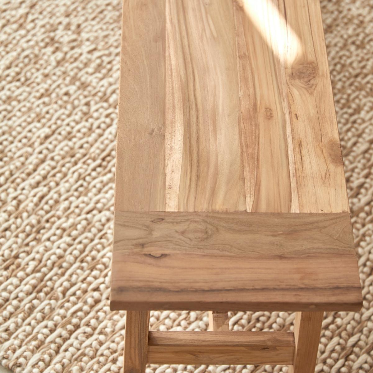 Tikamoon Panca in teak massello riciclato Filipe  