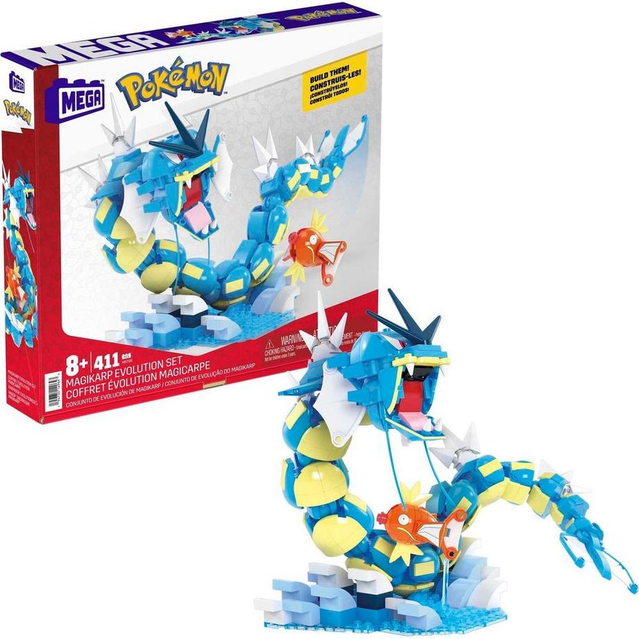 Mega Construx  Pokémon Magikarp Evolution Set (411Teile) 