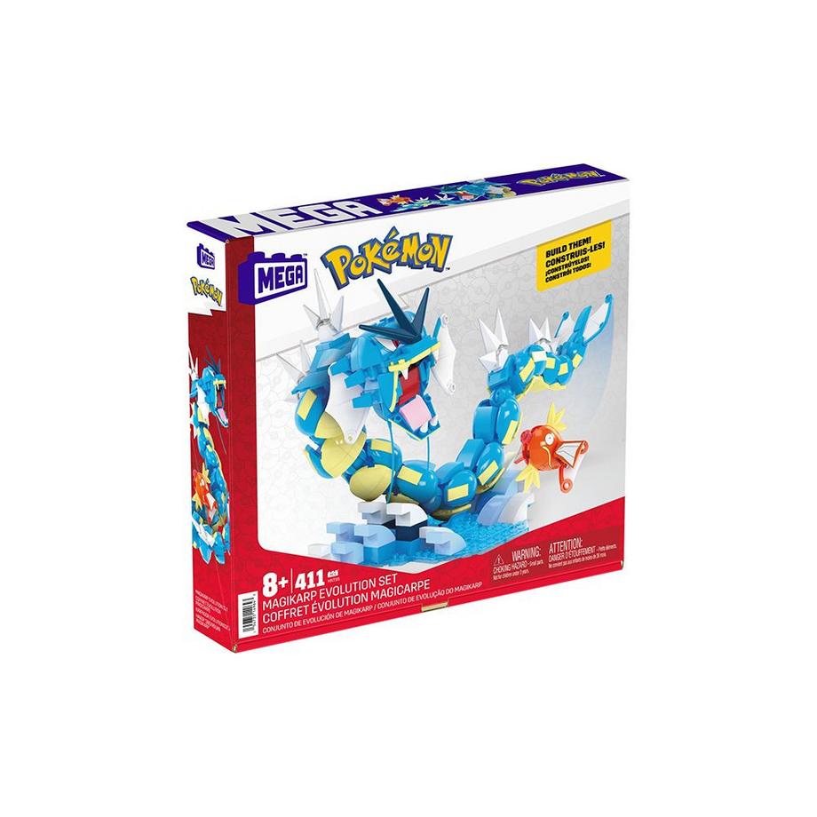 Mega Construx  Pokémon Magikarp Evolution Set (411Teile) 