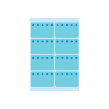HERMA Tiefkühletiketten 26x40mm 3773 blau 48 Stück