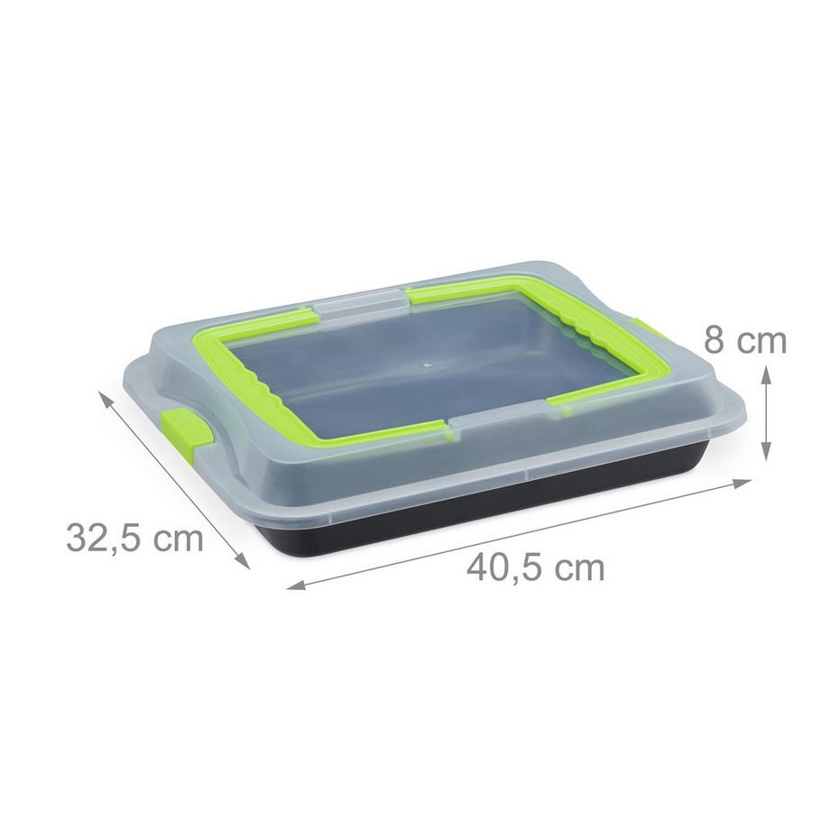 B2X Plaque de cuisson avec couvercle, 3 en 1  