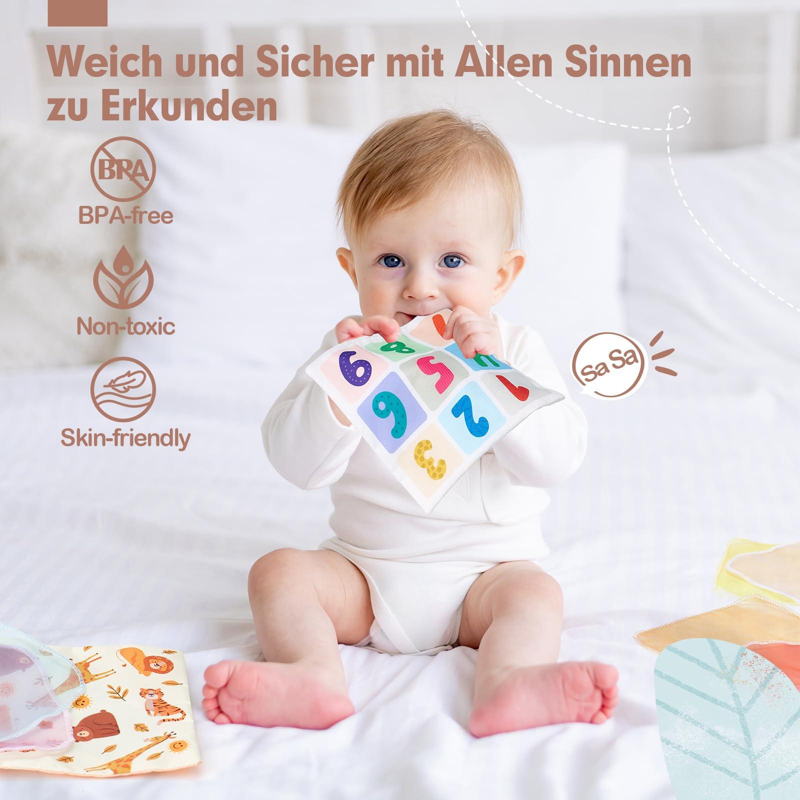 Activity-board  Tissue Box Toy Sensory, Tissue Tücher kontrastierenden Farben Learning Sensory 