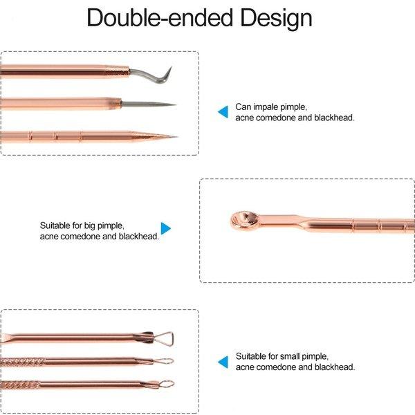 eStore  Traitement de l'acné et soins de la peau - Trousse à outils 2 en 1, 4 pièces 