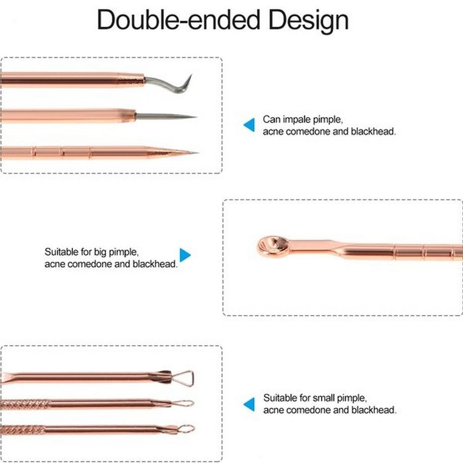 eStore  Aknebehandlung und Hautpflege - Werkzeugset 2-in-1, 4-teilig 