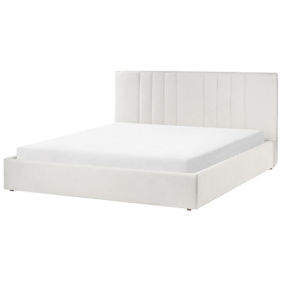 Beliani Letto contenitore en Tessuto Moderno TARASCON  