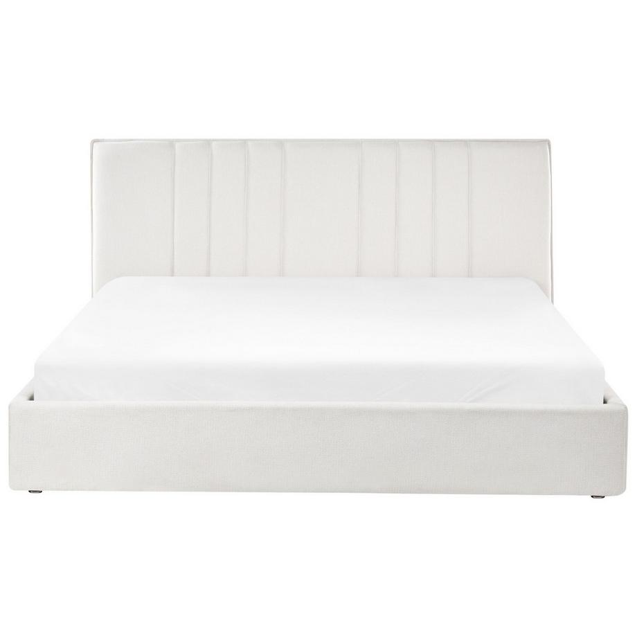 Beliani Letto contenitore en Tessuto Moderno TARASCON  