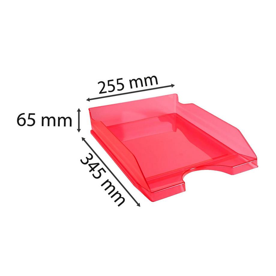 Exacompta Corbeille à courrier Ecotray Linicolor - x 10  