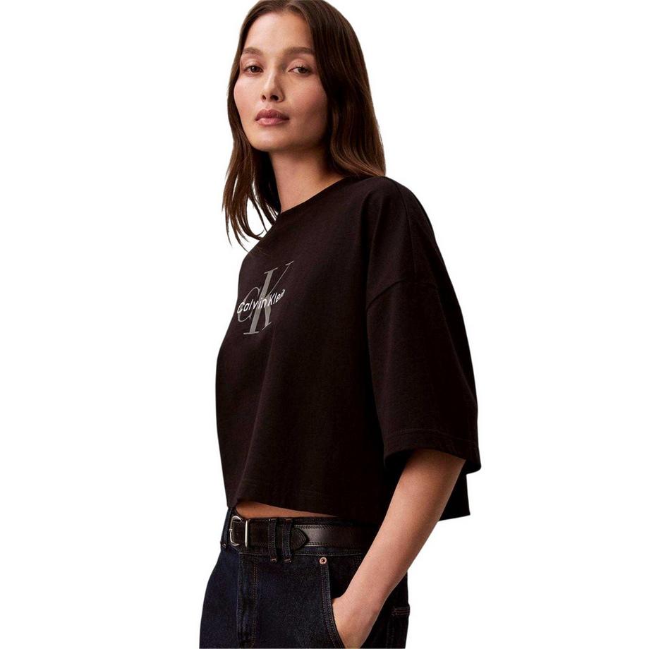 Calvin Klein Übergroßes Kurzes T-Shirt  
