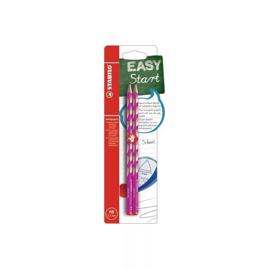 STABILO Crayon EASYgraph S HB B-53111-10 pink, R 2 pcs.