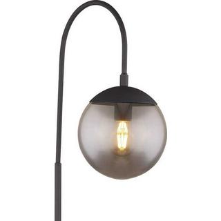 mutoni Lampadaire Blama métal noir mat 1xE27  