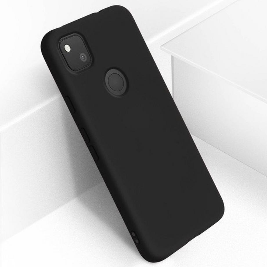 Avizar  Soft Hülle Google Pixel 4A Schwarz 