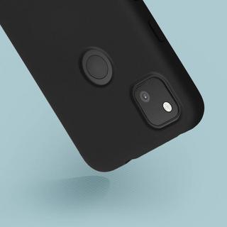 Avizar  Coque Google Pixel 4A Soft Touch Noir 