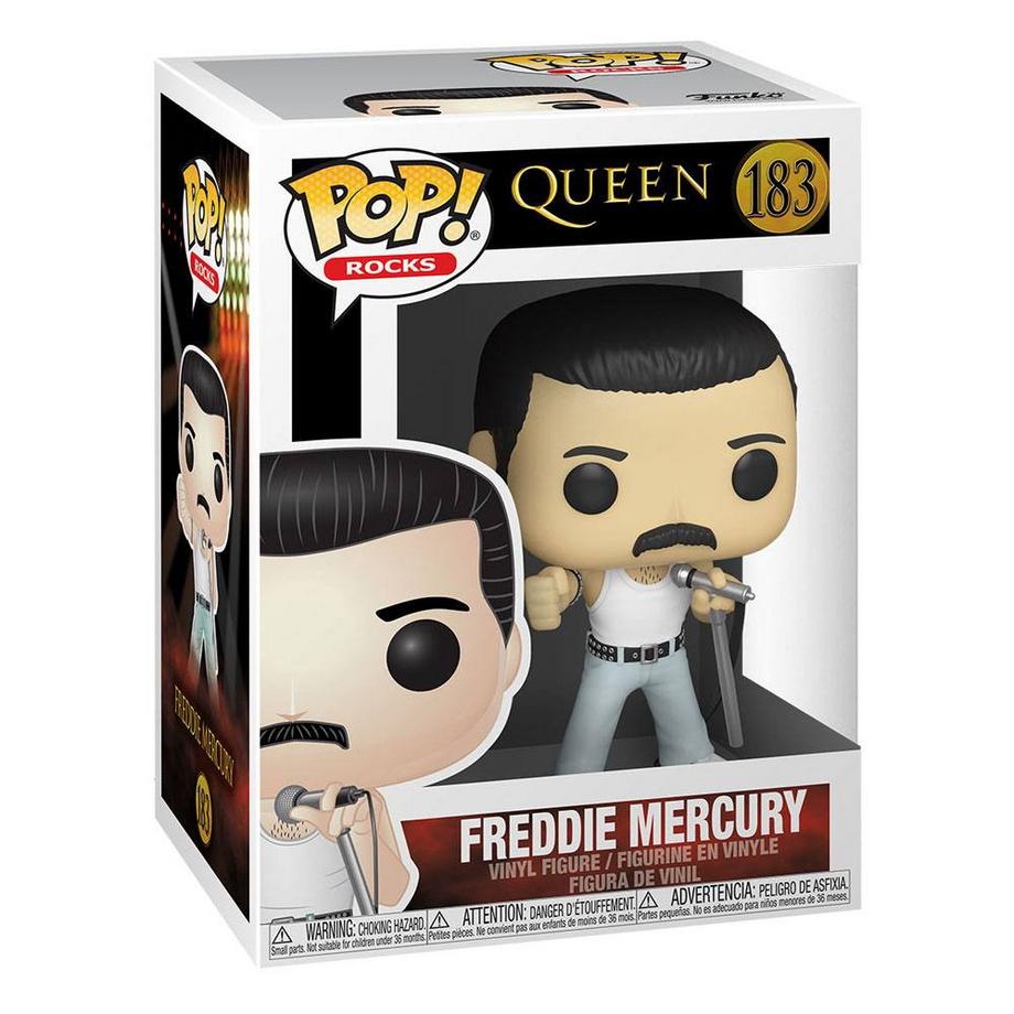 Funko  Queen POP! Rocks Vinyl Figur Freddie Mercury Radio Gaga 