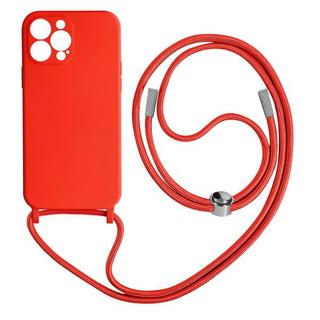 Avizar  Coque cordon iPhone 13 Pro Max Rouge 