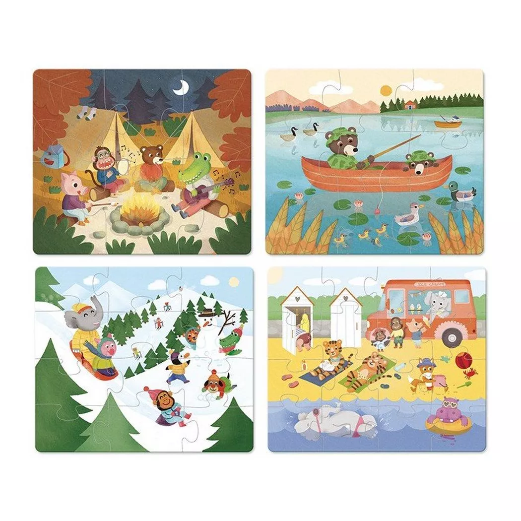 VILAC puzzel vakantie 2 jr+ / 6, 9, 12 en 16 stks